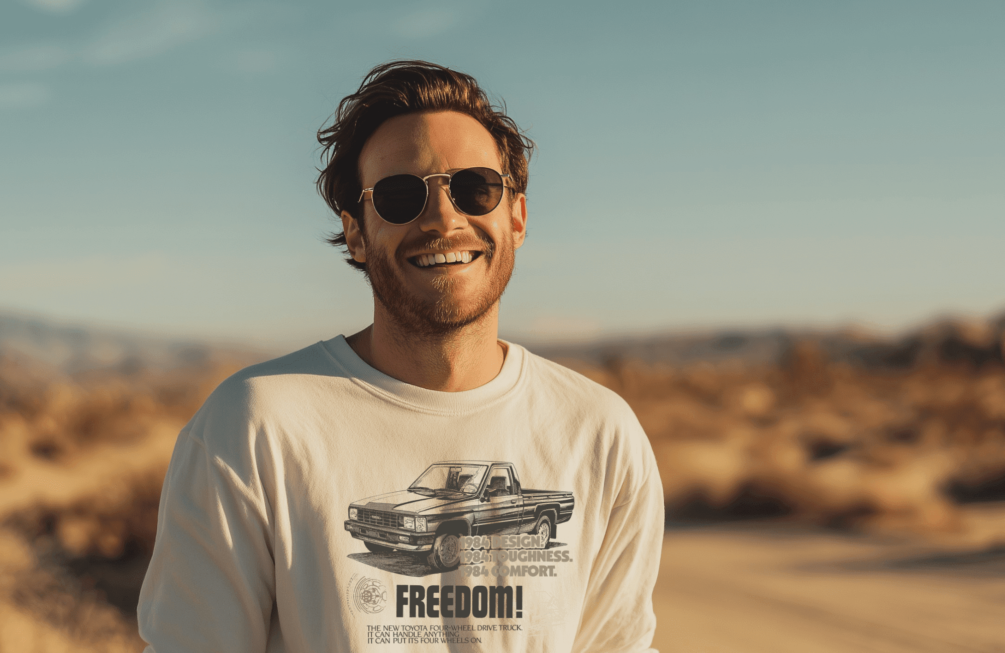 Toyota Pick-Up Truck Vintage Long Sleeve Tee-Off Road Legacy