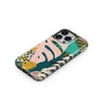 thumbnail image 3 of DesignSkinz Scratch-Resistant Hard Slim Case Compatible with iPhone 15 Pro (Compatible with MagSafe) - Simplistic Jungle Plants Collage V2, 3 of 9