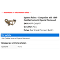thumbnail image 2 of Ignition Points - Compatible with 1949 Cadillac Series 60 Special Fleetwood, 2 of 2