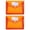 Orange, variant on 2Pcs Plastic Expanding File Folder, Envelope Folders for Documents, Waterproof Transparent Expandable File Folder, Large Capacity, Fit Letter/A4 Size(Yellow)
