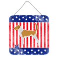 thumbnail image 1 of Caroline's Treasures USA Patriotic American Foxhound Impresiones para colgar en la pared o en la puerta BB3298DS66, 6 x 6, multicolor Caroline's Treasures BB3298DS66, 1 of 1