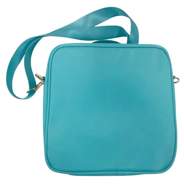 Bolsa de almuerzo con letras bordadas de nailon, multifuncional, de gran capacidad, para mantener el hielo fresco, para acampar al aire libre, bolsa de almuerzo impermeable