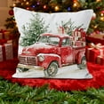 thumbnail image 5 of Christmas Pillow Covers 18x18 Inch, Outdoor Christmas Tree Decorative Throw Pillows Waterproof, Christmas Decorations for Couch Home Holiday, 5 of 6