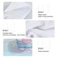 thumbnail image 4 of Haosy 2 Pack Kitchen Wash Cloths with Hanging Loops Absorbent Absorbent Quick Drying Hand Towels, Cute Cinnamoroll Hold Pastel Colored Candy, 4 of 7