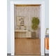 thumbnail image 2 of Nvzi Paquete de 2 cortinas de 39 x 79 pulgadas para puertas, divisores de ambientes,cortinas colgantes con cuentas para puertas de armarios de dormitorios, doradas, 2 of 4