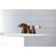 thumbnail image 4 of Kingston Brass KB956PL Victorian Mini-Widespread Bathroom Faucet, Antique Copper, 4 of 5