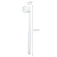 thumbnail image 3 of Xihbxyly Cepillo de Dientes de Fibra Millon, Cerdas Suaves y Finas, Cuidado Delicado para Encías Sensibles, Fibra Ecológica, Diseño Portátil, Ideal para Encías Sangrantes, Color Blanco, 1 Unidad, 3 of 6