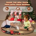 thumbnail image 6 of Train Set - Train Toys for Boys with Smokes,Lights and Sound,Toy Train Set for Under Christmas Tree,Toddler Model Trains for 3 4 5 6 7 8+ Years Old Kids Christmas Toys Gifts, 6 of 7