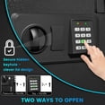 thumbnail image 4 of Seizeen Quick Access Gun Storage Heavy-Duty Electronic Digital Safe Cabinet with Keypad Lock, 4 of 10