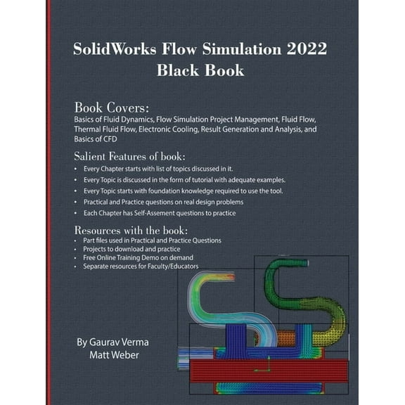 SolidWorks Flow Simulation 2022 Black Book (Paperback)