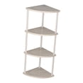 thumbnail image 2 of jifeng Corner Shelf Corner Display Shelf Durability Frees Standing Easy to Install Storage Rack Multipurpose for Kitchen Office Home 92cm, 2 of 9