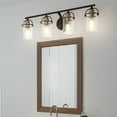 thumbnail image 2 of Transitional Bath Vanity 8.75 Inches High-Matte Black Finish Quoizel Lighting Emr8604mbk, 2 of 8