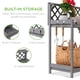 thumbnail image 3 of Banco para macetas Best Choice Products, exterior, jardín, gris, 3 of 7