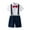 Blue#toddler boy summer set, variant on Moxiu Toddler Formal Outfit Kid Gentleman Short Sleeve Dress Shirt Bowtie Boy Suspender Shorts Wedding Suit Boys Outfits 3 Piece Set Black,10 Years