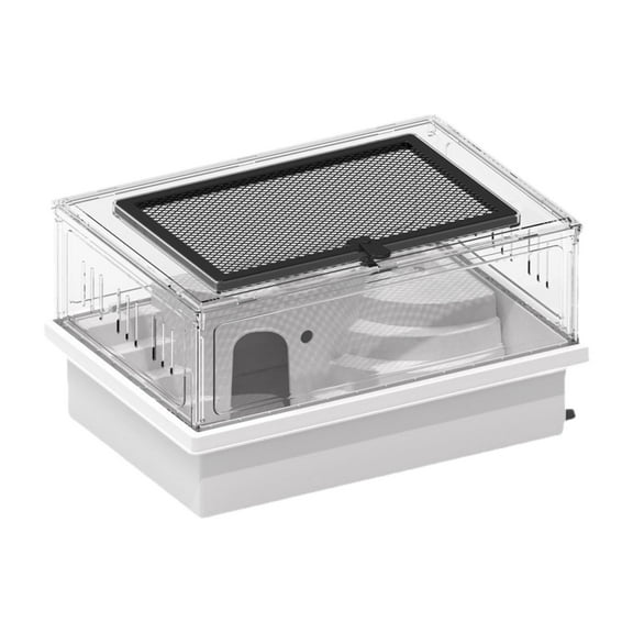 Transparent Hamster Cage Enclosure Pet House Large PP PET Stable Base Designed for Gerbils Hedgehogs Sugar Gliders