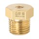 thumbnail image 1 of Adaptador de tubo de rosca macho G1/2 a hembra 3/16 de latón de Unique Bargains para líquido, aceite y gas 1/4x3/16, 1 of 3