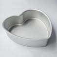 thumbnail image 3 of Molde para tartas Kefyixc de aluminio con forma de corazón, 25 cm x 8 cm, resistente al calor, 3 of 7