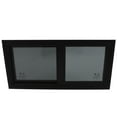 thumbnail image 3 of RV Window  21.65" W .24" H  Horizontal Vertical Slide Complete Installation Kit  With Privacy Screen For 550x260mm Window Size For Teardrop Trailers RVs  Horse Trailers And, 3 of 8