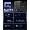 thumbnail image 2 of ORICO 5 Bay 3.5 inch Raid External Hard Drive Enclosure Hard Drive Docking Station USB 3.0 to SATA 5Gbps Aluminum External Hard Drive Enclosure (16TB x 5) Hard Drive Dock Support RAID 0/1/3/5/10/jbod, 2 of 5