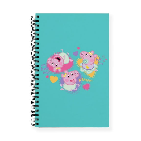 CafePress - Peppa Pig: Happy Baby - Spiral Bound Journal Notebook, Personal Diary Graph