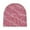 1-Pink5527, variant on XIAOCHA Bold‑Print Beanie for Women,Jacquard Knit Fall‑Winter Outdoor Skullcap,Red