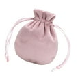 thumbnail image 3 of Bolsa con cordón para guardar joyas, bolsa de terciopelo para regalo de San Valentín Rosa claro 75x95cm, 3 of 9