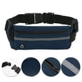 thumbnail image 3 of Unique Bargains 1 Pc Single Layer with Hold a Kettle Model Running Waist Pack for Hiking Gym Polyester Blue, 3 of 4