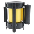 thumbnail image 3 of relayinert Barrière de Queue de Stand Contrôle de Fouille Rétractable Jaune, 3 of 9