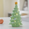 thumbnail image 5 of Uxgjfwu Ceramic Christmas Tree with Lights, Illuminated Desktop Holiday Decoration, Glowing Festive Display for Home, Office Seasonal Decor, 5 of 8