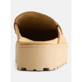 thumbnail image 3 of Weekend Academy Little & Big Girls Platform Loafer Clog Shoes, 3 of 6