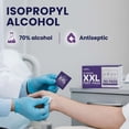 thumbnail image 4 of ProHeal XXL Alcohol Wipes, Individually Wrapped - 150 ct. Sterile Alcohol Prep Pads Fully Saturated with 70% Isopropyl, Extra Coverage, 4 of 6