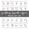 thumbnail image 5 of Koyal Wholesale Terrazzo Wedding Signs Bundle Set for Ceremony, Reception Decor Signage, 8.5 x 11", 30-Pack, 5 of 5