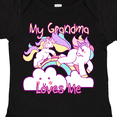 thumbnail image 4 of Inktastic My Grandma Loves Me Unicorn Girls Baby Bodysuit, 4 of 5