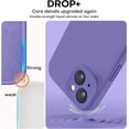 thumbnail image 4 of Compatible with iPhone 15 Case, Upgrade Defender Liquid Silicone, [Enhanced Camera Protection] [Soft Anti-Scratch Microfiber Lining] Shockproof Phone Case for iPhone 15 6.1 inch - Iris, 4 of 14