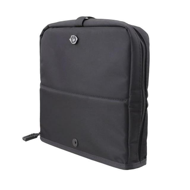 Bolsa para brochas de maquillaje, bolsa de cosméticos compacta con diseño de cremallera, plegable para artistas de maquillaje, brochas de sombra de