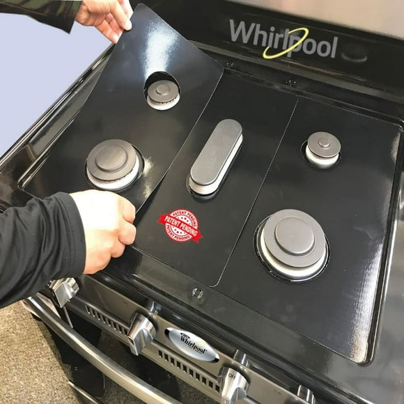 Stove Protector Liners Compatible with Whirlpool Stoves, Whirlpool Gas Ranges - Customized - Easy Cleaning Liners for Whirlpool Compatible Model WFG550S0HZ2