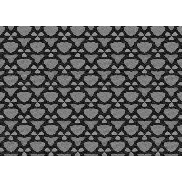 Ahgly Tapis Rectangulaire Lavable en Machine Intérieur Transitionnel Gris, 2 Pieds x 3 Pieds