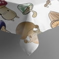 thumbnail image 4 of Colorful Mushroom Cartoon White Pattern Rectangle Tablecloth 60"x102",Waterproof Polyester Rectangle Table Cloth, Wipeable Spillproof Polyester Tablecloth for Dining, Camping, Indoor and Outdoor, 4 of 6