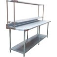 thumbnail image 3 of Pro-Kitchen - Stainless Steel Work Table with Backsplash - 30D x 96W inches - 1 Unit - Durable and Hygienic Work Surface for Commercial Kitchens (1ct), 3 of 7