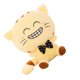 thumbnail image 3 of Almohada de cojín de felpa de gato, relleno de algodón PP, decoración del hogar, muñeca, cara sonriente, juguetes de peluche de dibujos animados GeweYeeli WJ1190-05, 3 of 6