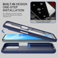 thumbnail image 5 of FYBTO for OnePlus Nord N200 5G Case with Built-in Screen Protector, Full Body Shockproof Phone Case, [Soft Liquid Silicone Back Cover+Hard Front Cover] Slim Rugged Protective Cover Case (Black), 5 of 5