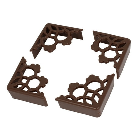 Unique Bargains 4 Pcs Rubber Corner Cushion Desk Table Cover Edge 4 Pcs Rubber Corner Cushion Desk Table