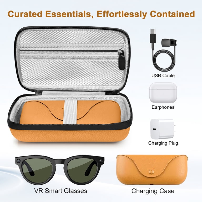Rechale Hard Glasses Case for 3 Styles Ray-Ban Meta Smart  display picture 3