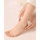 thumbnail image 3 of 14K Gold Plated Charm Link Chain Anklets for Women | Dainty, 3 of 4
