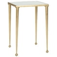 thumbnail image 4 of SAFAVIEH Nyacko Solid Class Mirror Top Gold Leaf End Table, 4 of 5
