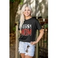 thumbnail image 3 of Boss Mom Funny Mothers Day Momma Women's Plus Size Graphic Tee Brisco Brands 2X, 3 of 5