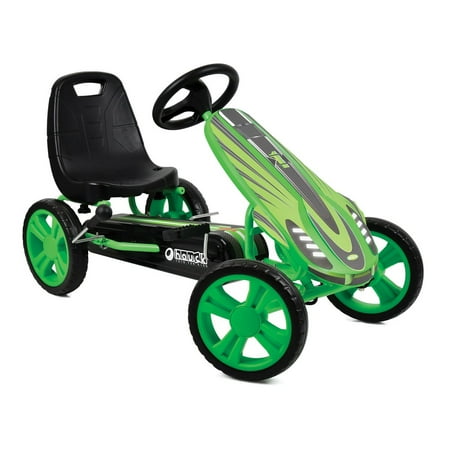 Hauck Speedster Pedal Go Kart W/Adjustable Bucket Seat For Kids Ages 4 To 8