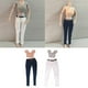 thumbnail image 1 of Pantalones Para Mujeres, Conjunto De Camisetas Con Cinturón, 1/6 De , Ropa De Para Mujeres Para '' Kumik Yotijar 1/6 camiseta femenina jeans, 1 of 10