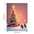 thumbnail image 4 of Manta Navideña Manta Navideña Con Pingüinos Manta Navideña De Invierno Manta Suave Informal Manta Cálida Para La Siesta Manta Navideña Con Gorro De Papá Noel (150 X 100 Cm), 4 of 5