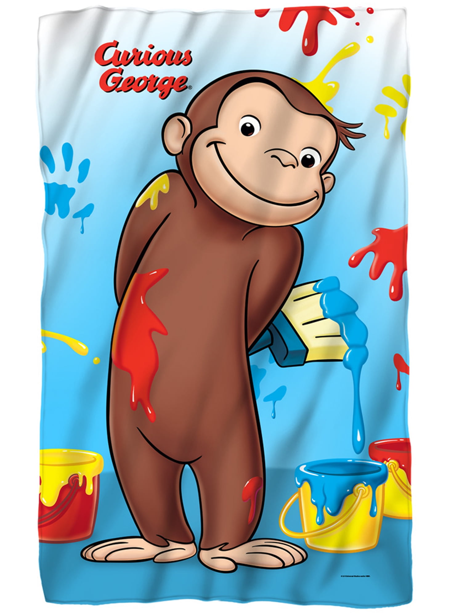 Curious George Paint Fleece Blanket 36 X 58 Walmartcom Walmartcom Curious George Paint Fleece Blanket 36 X 58 Walmartcom Walmartcom